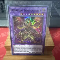 Yugioh Predaplant Triphyoverutum LED5-EN045 1st Super Rare - Image 1