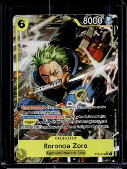2026 One Piece Egghead Roronoa Zoro Super Rare Alternate Art #ST29-014 - Image 1