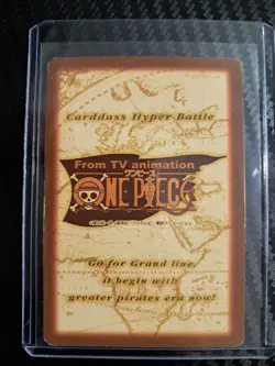 2000 BANDAI One Piece Hyper Battle C123 SHANKS SCARCE EARLY CARD - Image 2