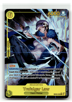 Trafalgar Law (Alternate Art) EB03-062 Foil SEC Extra Booster: One Piece Heroine - Image 1