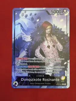 One Piece Donquixote Rosinante Alt Art Leader OP12-061 - Near Mint English - Image 1