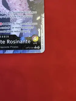 One Piece Donquixote Rosinante Alt Art Leader OP12-061 - Near Mint English - Image 2