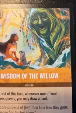 Wisdom Of The Willow 31/204 Uncommon Winterspell Disney Lorcana TCG - Image 3