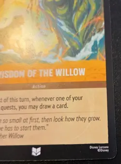 Wisdom Of The Willow 31/204 Uncommon Winterspell Disney Lorcana TCG - Image 5