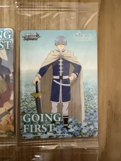 Weiss Schwarz Frieren Complete Set of 6 Sealed “Going First /Second” Box Toppers - Image 4