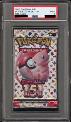 Pokemon 151 Authentic Sealed Booster Pack English PSA 9 Mint - Image 1