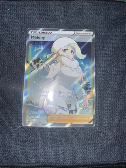 Pokemon TCG: Melony 195/198 Chilling Reign Trainer Supporter Full Art Rare NM - Image 1