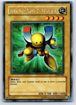 Yu-Gi-Oh! - Duelists of the Roses Beta The Magnet Warrior 2001 DOR-002 Unlimited - Image 1
