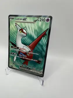 💥 Latias EX 220/191 Ultra Rare Full Art Holo Pokemon TCG Surging Sparks Card - Image 3