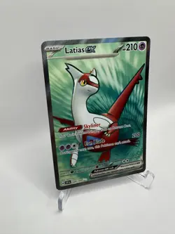 💥 Latias EX 220/191 Ultra Rare Full Art Holo Pokemon TCG Surging Sparks Card - Image 4