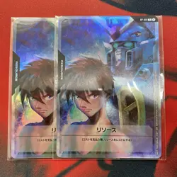 Gundam Card Game Heero Resource Single Card Used Playable - Image 1