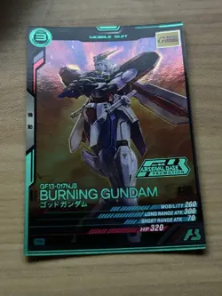 Gundam Trading Card God Gundam Promo Foil Arsenal Base Playable - Image 1