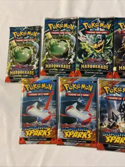 9 Packs Of Pokemon Cards 4-Surging Sparks/Twighlight Masquerade-5 - Image 3