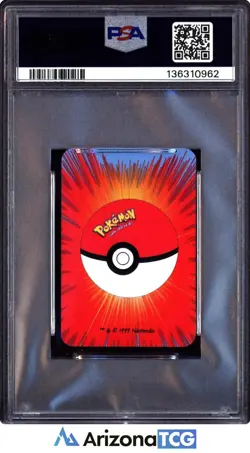Pokemon 1999 Blastoise Queen Clubs Blue Bicycle Mini Playing Cards PSA 10 - Image 2