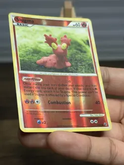 2010 HeartGold & SoulSilver - Undaunted Slugma #67 Reverse Holo Pokemon Card NM - Image 4