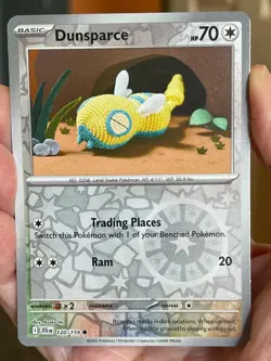 POKEMON DUNSPARCE 120/159 COMMON REVERSE HOLO JOURNEY TOGETHER NM CARD - Image 1