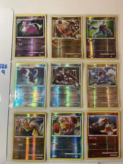 Pokemon Card Lot 9 Vintage Rare Reverse Holos 🔥LP - HP 2007-2009 DP era - Image 1