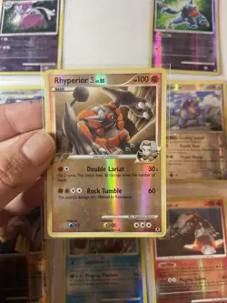 Pokemon Card Lot 9 Vintage Rare Reverse Holos 🔥LP - HP 2007-2009 DP era - Image 3