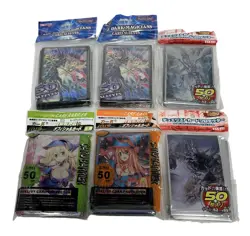 Mixed Lot of 6 PACKS 300 SLEEVES Individal Yu-Gi-Oh Collectible Card Sleeve NEW - Image 1