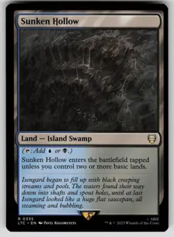 Sunken Hollow Commander: The Lord of the Rings 335 MTG NM - Image 1