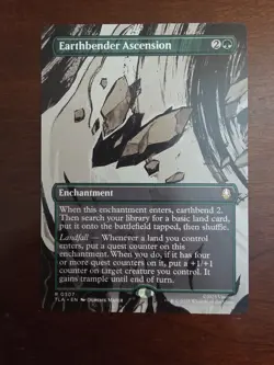 Earthbender Ascension #307 Regular Rare LP - MTG Avatar The Last Airbender ATLA - Image 1