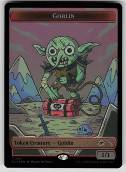 Goblin Token (2421) Foil Secret Lair Drop Series (SLD) MTG Near Mint - Image 1