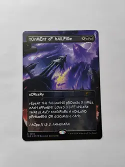 Magic: The Gathering Torment of Hailfire Secret Lair Foil Rare Eng #9992 - Image 1