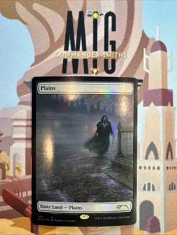 Plains - Dracula ✨ No Text FOIL ✨ MTG NM Near Mint (359) Secret Lair - Image 1