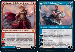 1x Rowan, Scholar of Sparks // Will, Scholar of Frost - Strixhaven: School of Ma - Image 1