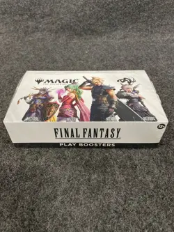 Magic The Gathering: Final Fantasy Play Booster Box, Sealed Box is Worn - Image 1