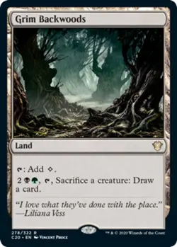 1x Grim Backwoods - Commander 2020 - Near Mint, English - MTG! - Image 1