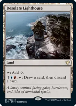 1x Desolate Lighthouse - Commander 2020 - Near Mint, English - MTG! - Image 1