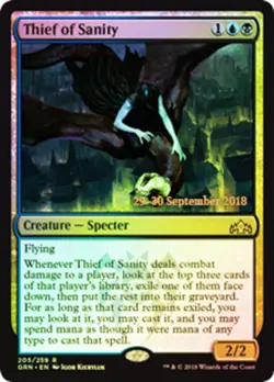1x Thief of Sanity - Foil - Prerelease Promo - Pre-Release Promos - Near Mint, E - Image 1