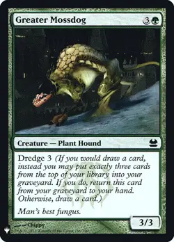 1x Greater Mossdog - Foil - Mystery Booster - Near Mint, English - MTG! - Image 1