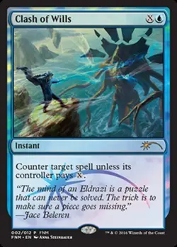 1x Clash of Wills - FNM Promo - FNM Promos - Lightly Played, English - MTG! - Image 1