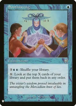 1x Soothsaying - Mystery Booster - Near Mint, English - MTG! - Image 1