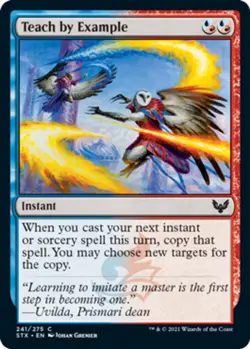 1x Teach by Example - Foil - Strixhaven: School of Mages - Near Mint, English - - Image 1
