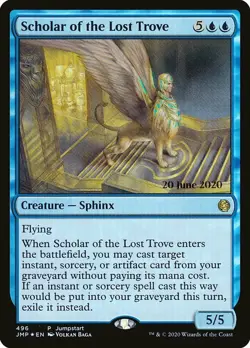 1x Scholar of the Lost Trove - Foil - Release Promo - Pre-Release Promos - Near - Image 1