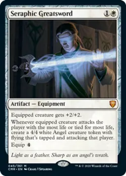 1x Seraphic Greatsword - Commander Legends - Near Mint, English - MTG! - Image 1