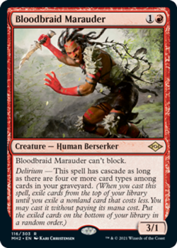 1x Bloodbraid Marauder - Modern Horizons 2 - Near Mint, English - MTG! - Image 1