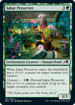 1x Jukai Preserver - Foil - Kamigawa: Neon Dynasty - Near Mint, English - MTG! - Image 1