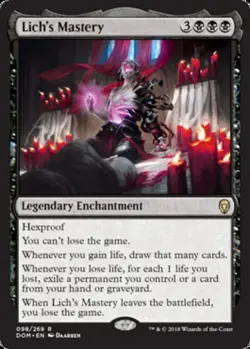 1x Lich's Mastery - Dominaria - Near Mint, English - MTG! - Image 1