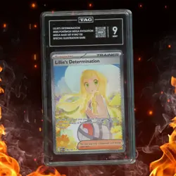 Pokemon Mega Evolution LILLIE'S DETERMINATION 184/132 SIR TAG 9 - Image 1