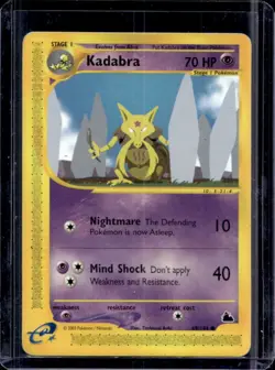2003 Pokemon Skyridge Kadabra #69/144 - Image 1