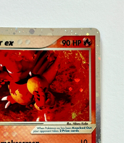 2003 Pokemon Magmar Ex Ruby and Sapphire #100/109 Ultra Rare LP - Image 3
