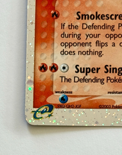 2003 Pokemon Magmar Ex Ruby and Sapphire #100/109 Ultra Rare LP - Image 5