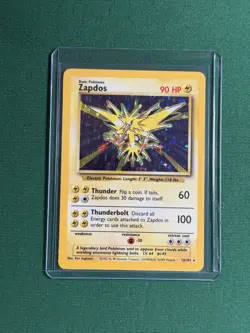 Zapdos 16/102 Base Set Holo Unlimited LP Pokemon TCG - Image 3