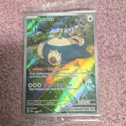 Pokemon Snorlax Full Art Holo Promo SVP Black Star 150 HP 051 English Card - Image 1