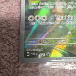 Pokemon Snorlax Full Art Holo Promo SVP Black Star 150 HP 051 English Card - Image 2