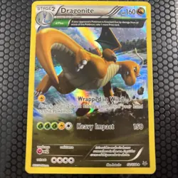 Pokemon TCG Dragonite Roaring Skies Holo Rare Card 52/108 160 HP Stage 2 Δ Plus - Image 3